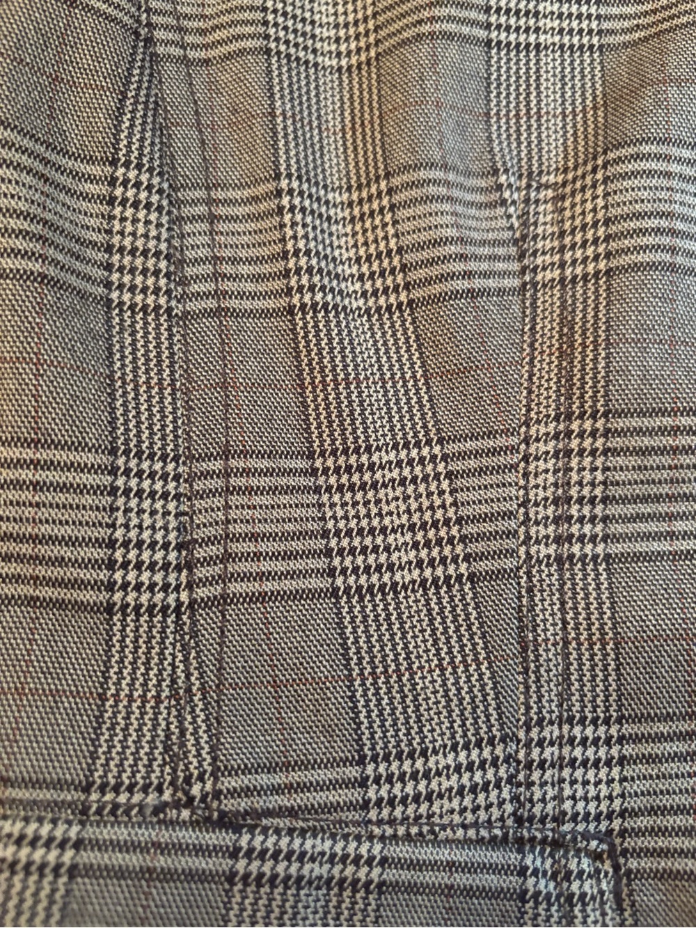 New York & Company Beige Plaid Blazer - Picture 9 of 10